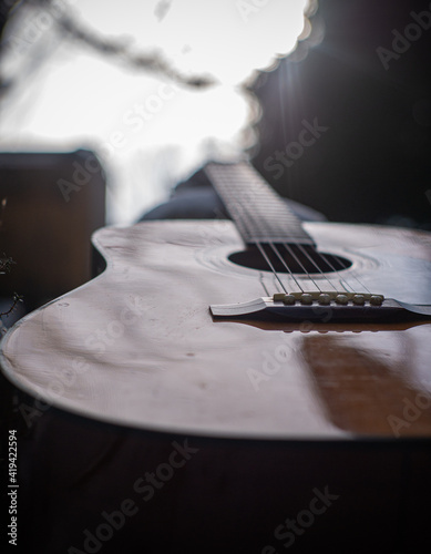 Plakat w ramie guitar