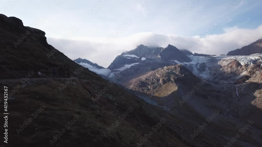 Drone flight Alps in Austria Vorarlberg Drone flight Alps in Austria Vorarlberg