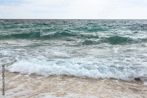 Sea horizon  waves