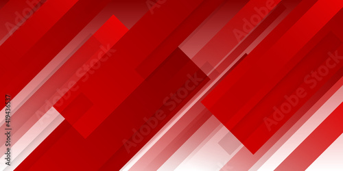 Vector abstract red wavy background. Curve flow motion. Light red background with copy space 