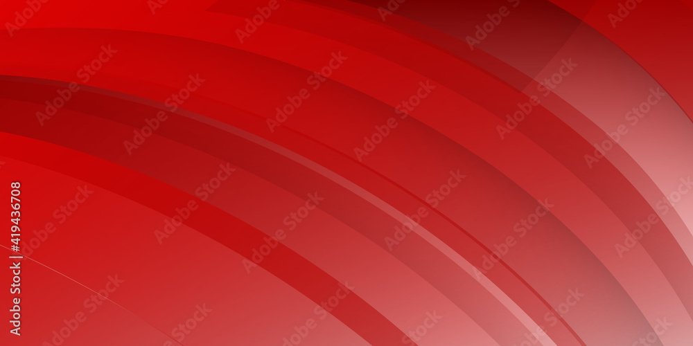 Obraz premium Vector abstract red wavy background. Curve flow motion. Light red background with copy space 