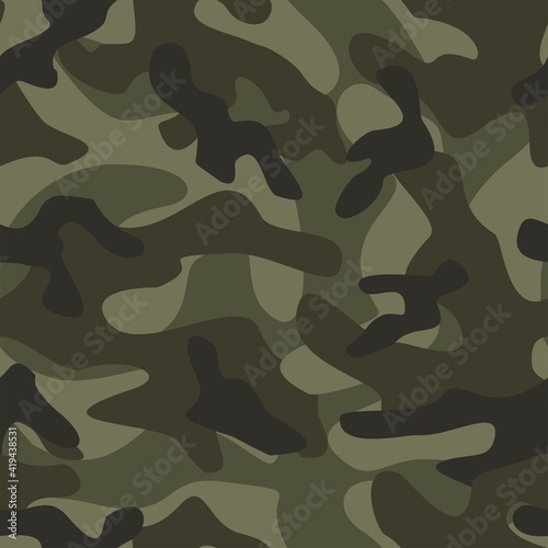  camouflage vector seamless pattern