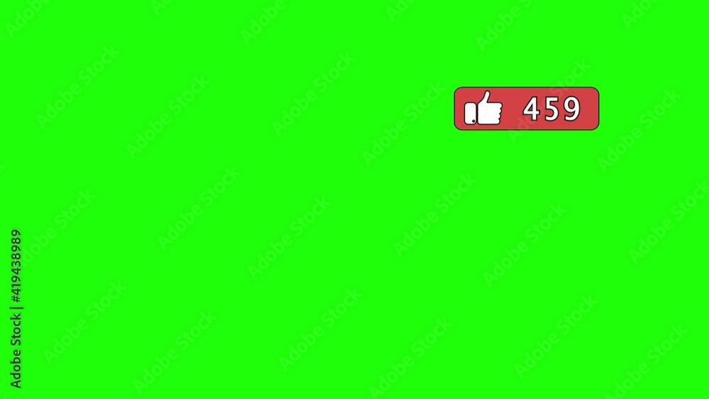 Animation of an emoticon hand making the like symbol on a green background, Chroma key Animation of an emoticon hand making the like symbol on a green background, Chroma key
