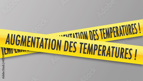 Logo augmentation des températures.