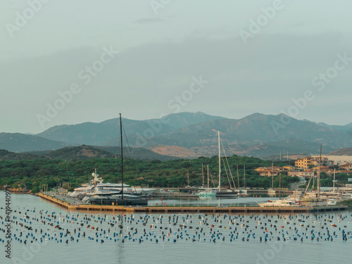 port of olbia, sardegna. ships dock