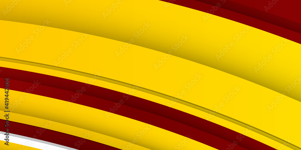 Modern simple red yellow orange white wave presentation template background. Elegant 3d style yellow color geometric banner design. Minimalistic design, creative concept, modern diagonal abstract Modern simple red yellow orange white wave presentation template background. Elegant 3d style yellow color geometric banner design. Minimalistic design, creative concept, modern diagonal abstract