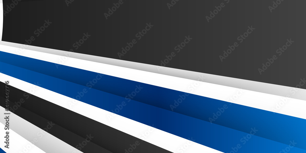 Template corporate concept blue black grey and white contrast background for modern business corporate presentation. Blue black abstract background with overlap shiny layers Template corporate concept blue black grey and white contrast background for modern business corporate presentation. Blue black abstract background with overlap shiny layers