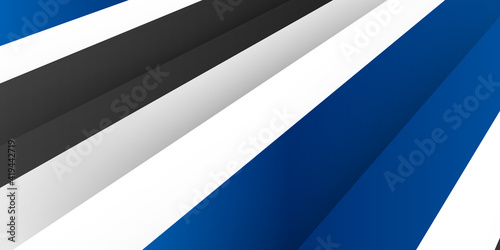 Template corporate concept blue black grey and white contrast background for modern business corporate presentation. Blue black abstract background with overlap shiny layers 