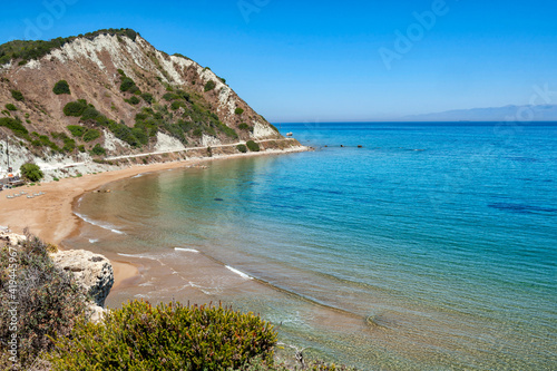Mathraki, Greece, Ionian Islands, Europe, Corfu district, view of the east coast of the island