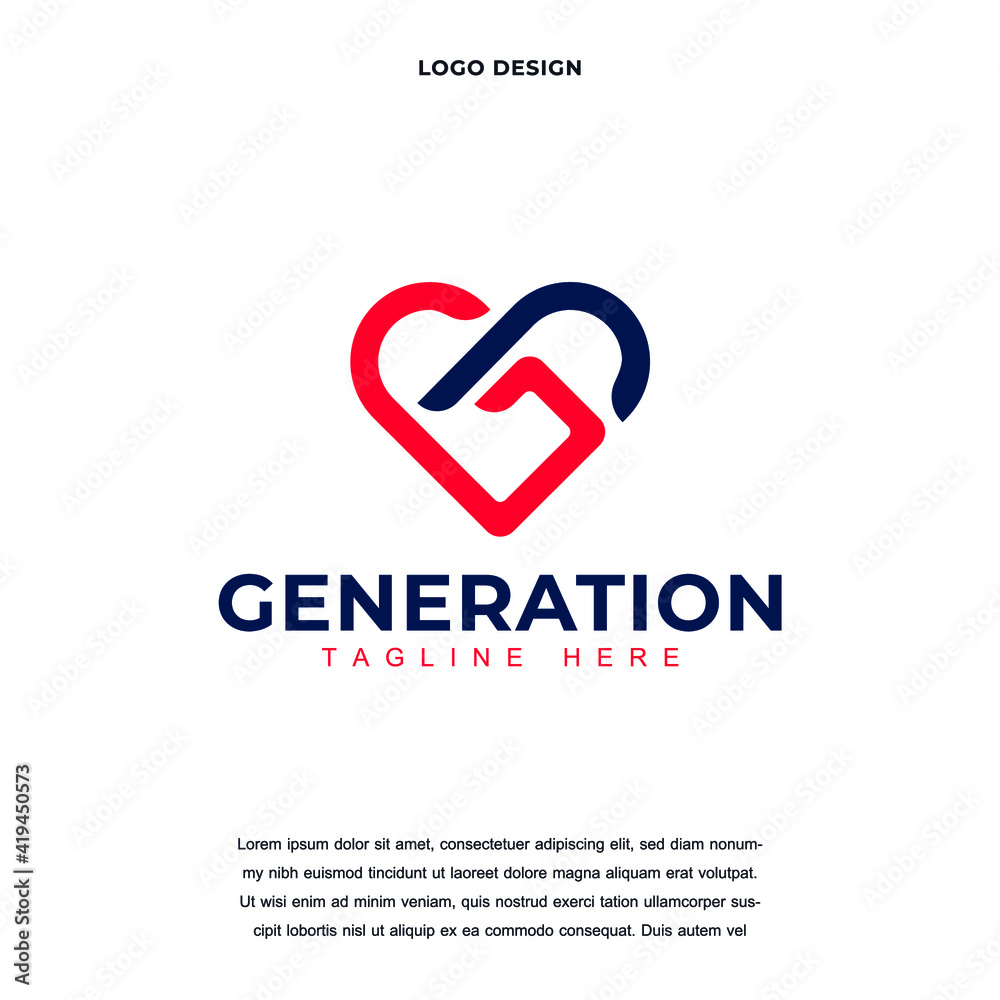 Creative Letter G icon logo design vector illustration. Alphabet letter G logo design color editable