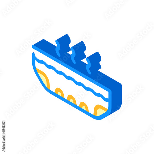 foot bath isometric icon vector illustration sign