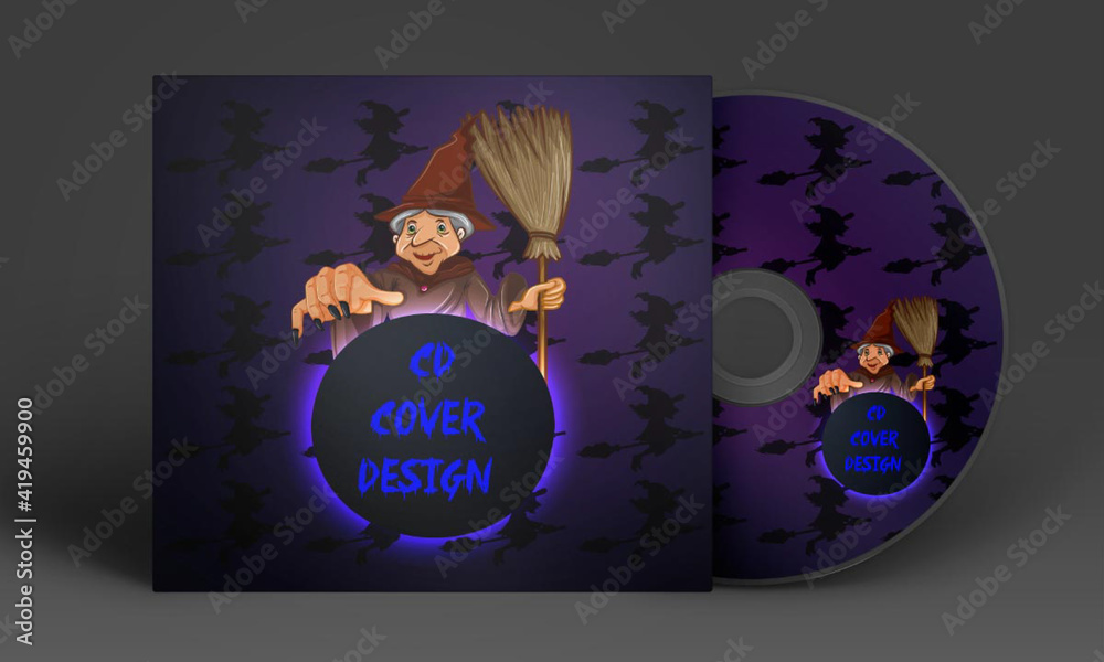 Obraz premium CD cover design.