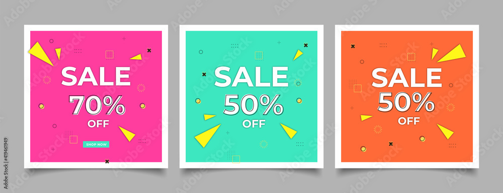sale concept banner template design. Discount abstract promotion layout poster. Super sale vector illustration. 