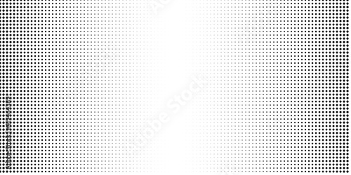 Halftone texture with geometric figures. Vector.