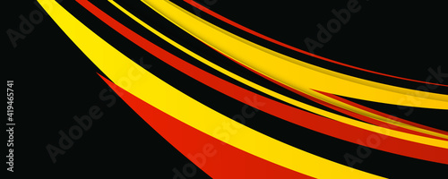 Abstract black red yellow illustration design vector background