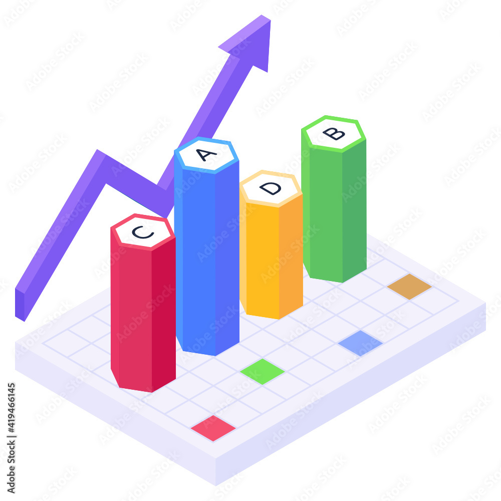 An online graphical report in isometric style
An online graphical report in isometric style