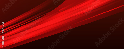Abstract red light background. Illustration of abstract red and black metallic with light ray and glossy line. Metal frame design for background. Vector design modern digital technology concept