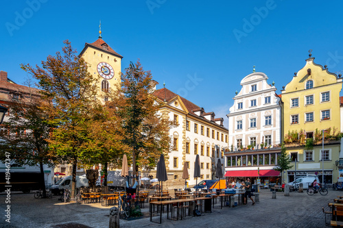 Kohlenmarkt, Regensburg, Bayern, Deutschland 