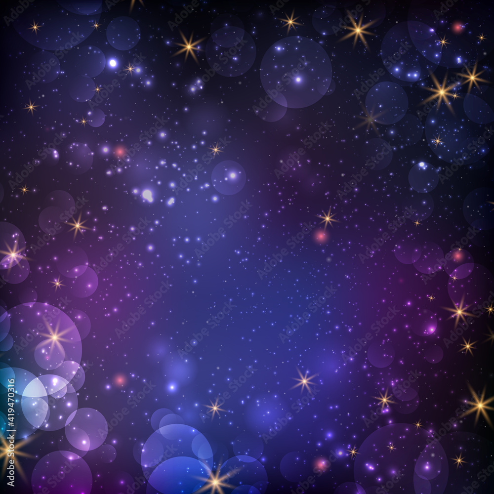 Obraz premium Abstract galaxy background