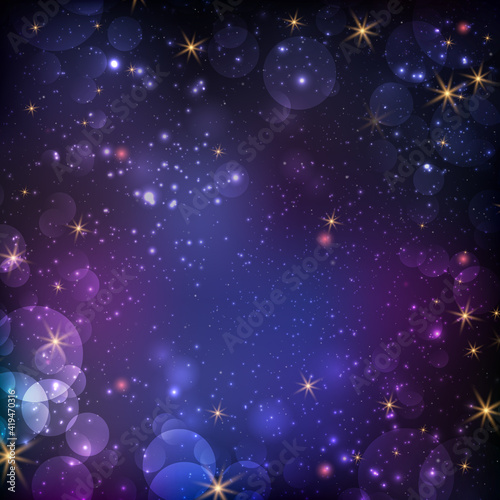 Abstract galaxy background