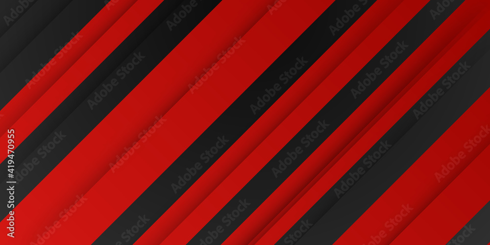 Obraz premium Abstract modern black red contrast background