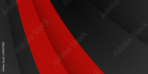 Abstract modern black red contrast background