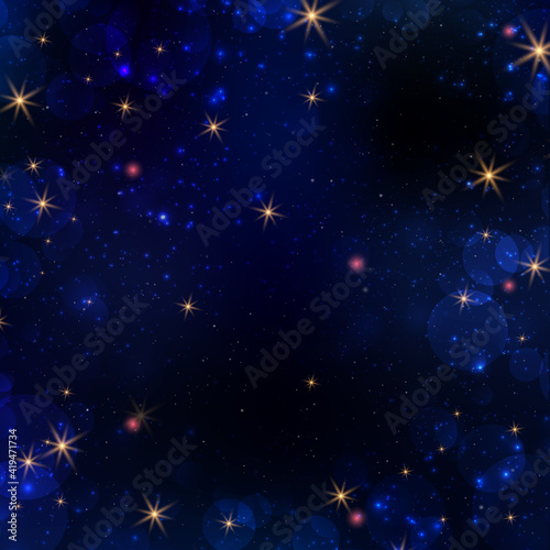 Abstract galaxy background