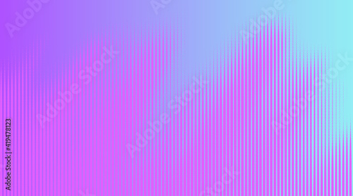 Vector halftone dots background. Colorful striped pattern. Wavy dotted texture.