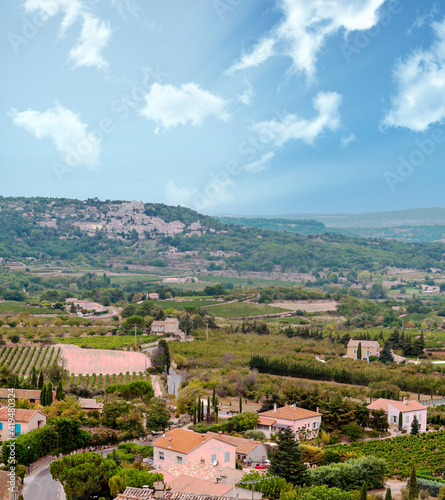 French village in nature