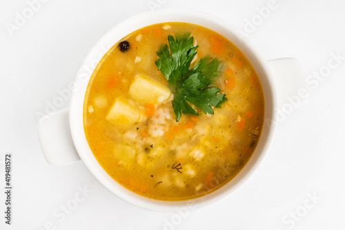 soup with barley