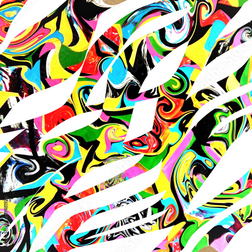 geometric color writing pattern background and texture photo
