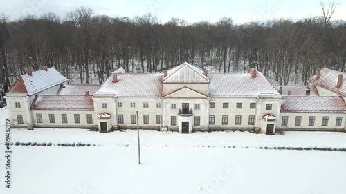 Varaklani manor house (palace) was built in the 18 th century. It is an outstanding sample of Early Clasicism in Latvian architecture photo