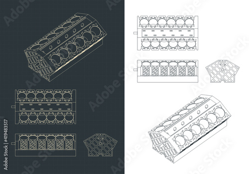 Cylinder block drawings