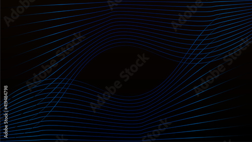 Dark blue and black background with lines