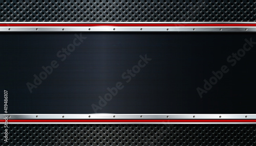 Dark metal background for industrial and technology design. 