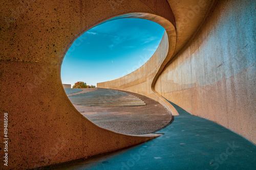 Modern architecture in Belgium. Brug van Vroenhoven.