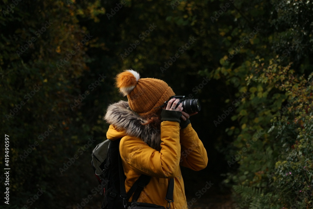photographer in action
