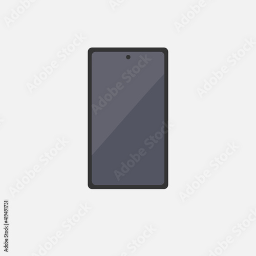 Smartphone icon - simple vector flat colorful illustration.