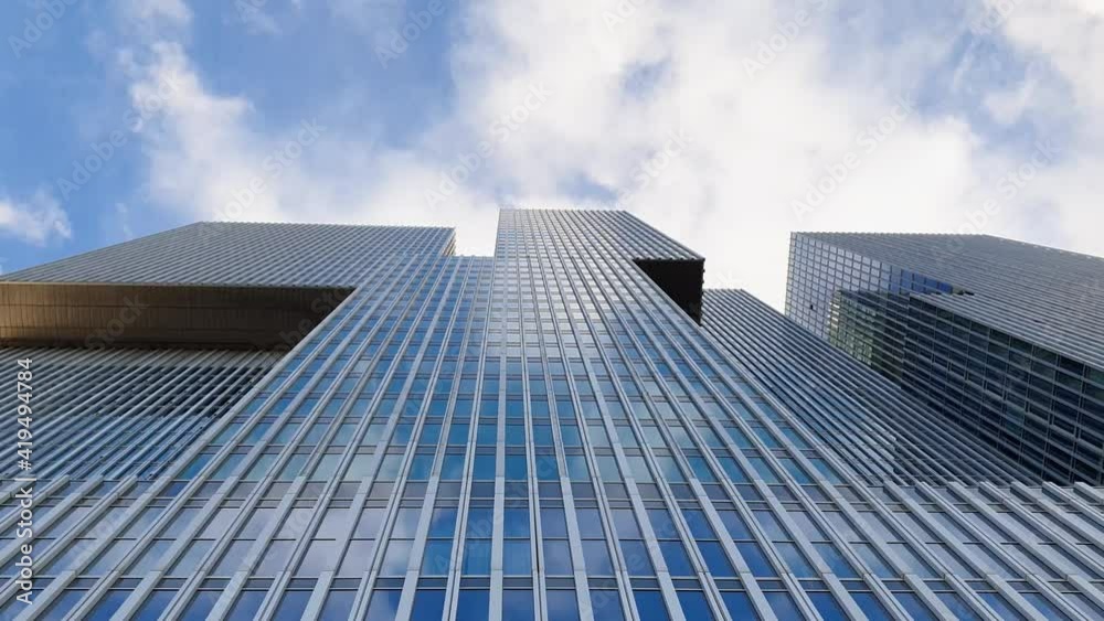 De Rotterdam in The Netherlands slide looking up