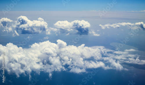 Wallpaper Mural aerial photography of white clouds in the blue sky Torontodigital.ca