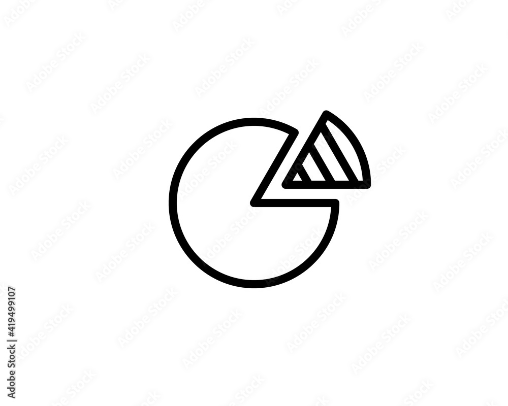 Pie Chart Icon in trendy flat style isolated on white background. Graph symbol for your web site design, logo, app, UI. Vector illustration, EPS10. Pie Chart Icon in trendy flat style isolated on white background. Graph symbol for your web site design, logo, app, UI. Vector illustration, EPS10.