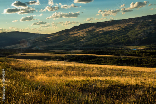 dramatic summer landscape photo taken in Glacier national Park in Montana.