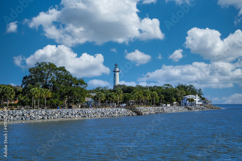 Lighthouse in Coastal Park © dbvirago