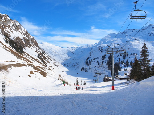 station se ski  Morzines Avoriaz, dans les Alpes de Haute Savoie