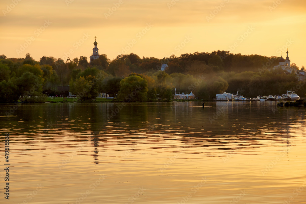 Evening on the Moscow River.