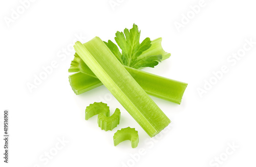 celery isolated on white background