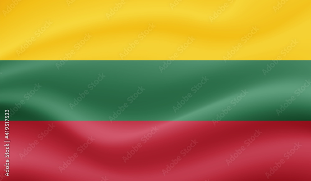 Grunge Lithuania flag. Lithuania flag with waving grunge texture. Vector background. Grunge Lithuania flag. Lithuania flag with waving grunge texture. Vector background.