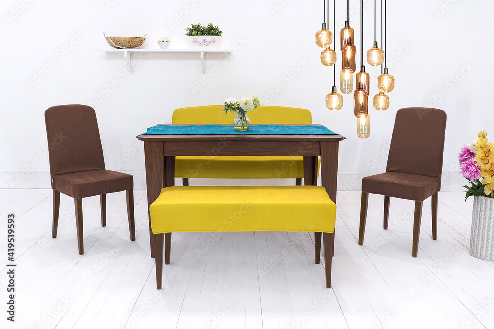 modern lamp, dining room and interior design designed for home office hotel