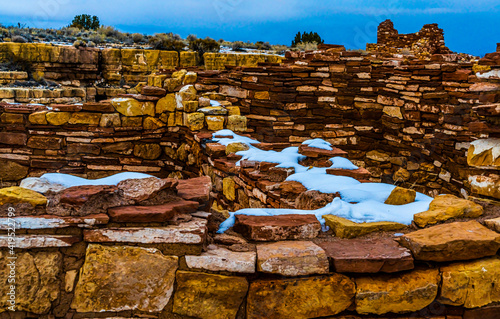 Wupatki National Park near Flagstaff Arizona, Lomaki/Box Canyon Indian ruins photo