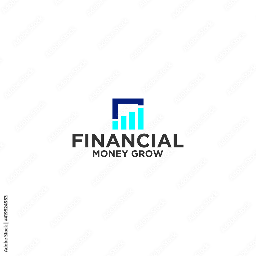 financial business logo design financial business logo design